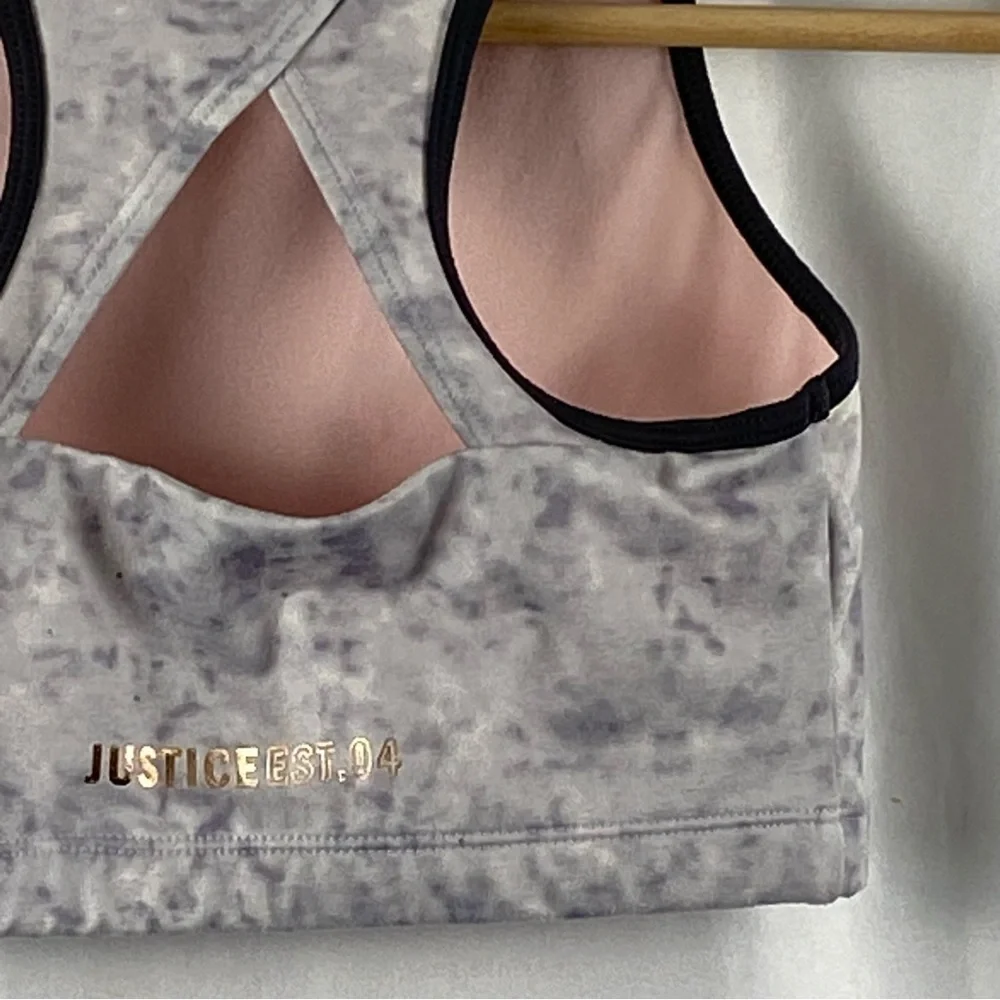 Justice Active Girl Stylish Tie-Dye Sports Bra Top Size 30